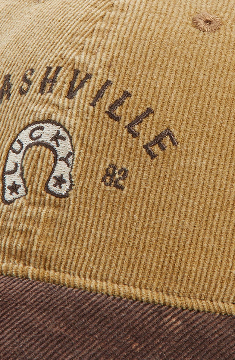BP. Corduroy Baseball Cap, Alternate, color, Ivory- Brown Nashville