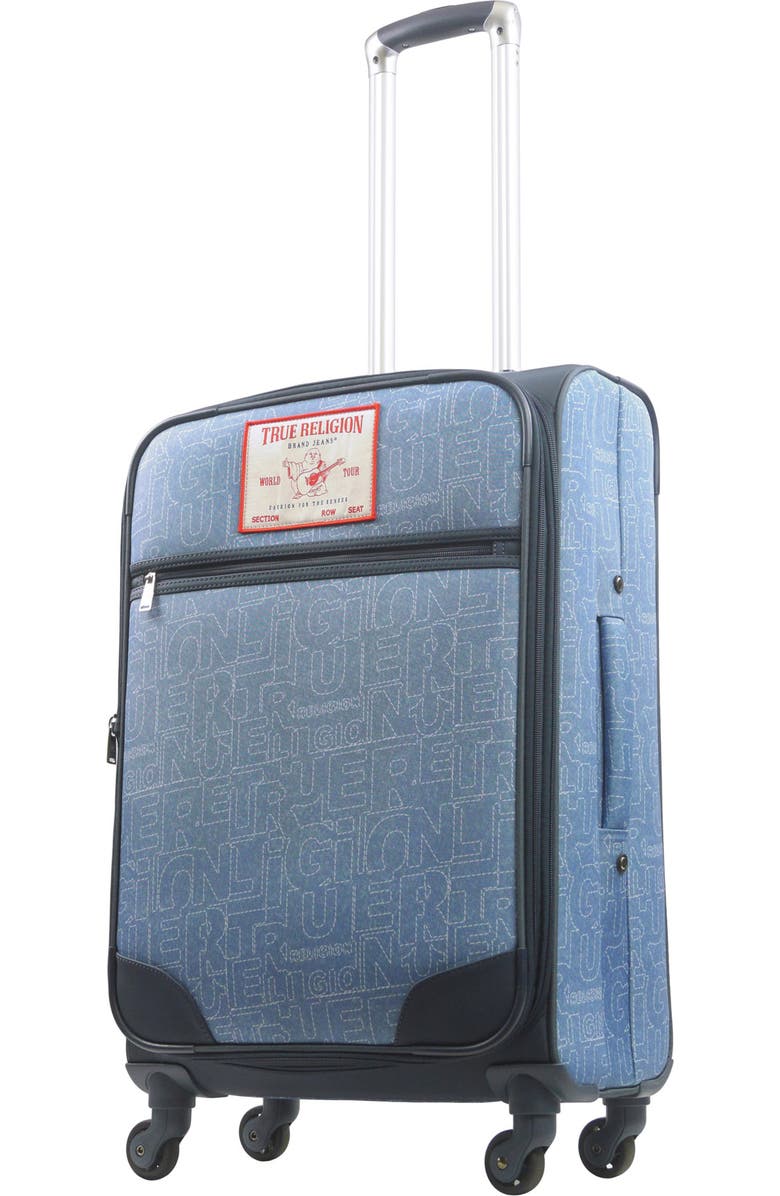 True Religion Soft Sided 27" Expandable, Spinner Luggage, Main, color,