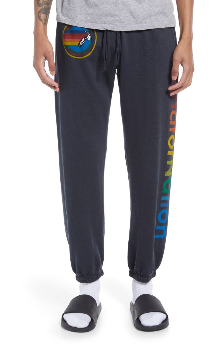 Aviator Nation Men's Logo Graphic Joggers, Main, color,