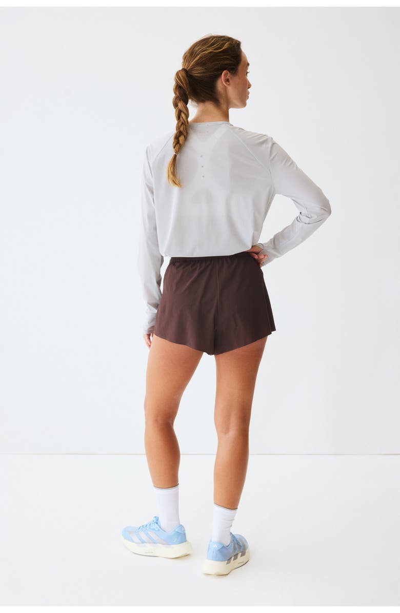 H&M Short Running Shorts With Drymove, Alternate, color, Warm Brown