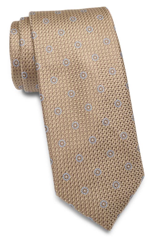 Nordstrom Barbaro Neat Silk Tie In Brown