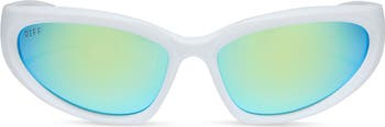 DIFF Side Out 49mm Rectangular Sunglasses Nordstromrack
