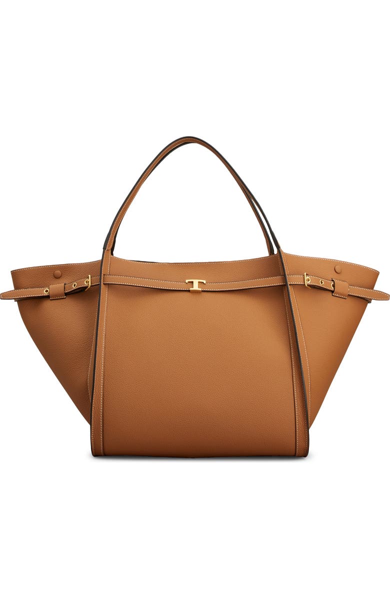 Tod's Medium T Timeless Leather Tote, Main, color,