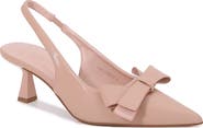 BERNESS Calliope Asymmetric Bow Slingback Pump