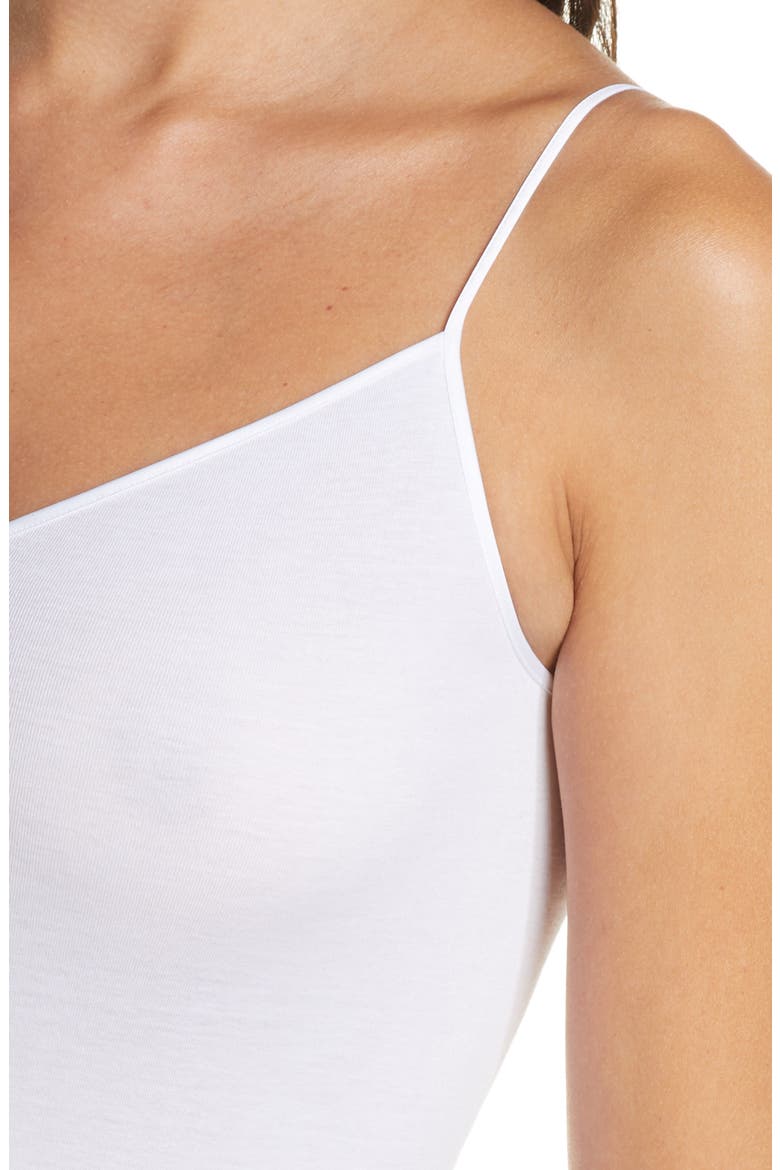 Cotton Seamless Spaghetti Camisole, Alternate, color, WHITE