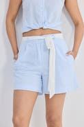 Reistor Regular Fit Shorts in Stripes