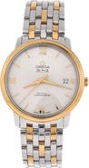 Pre-Owned Omega De Ville Prestige Co-Axial Chronometer Automatic Watch Stainless Steel and Yellow Gold 37