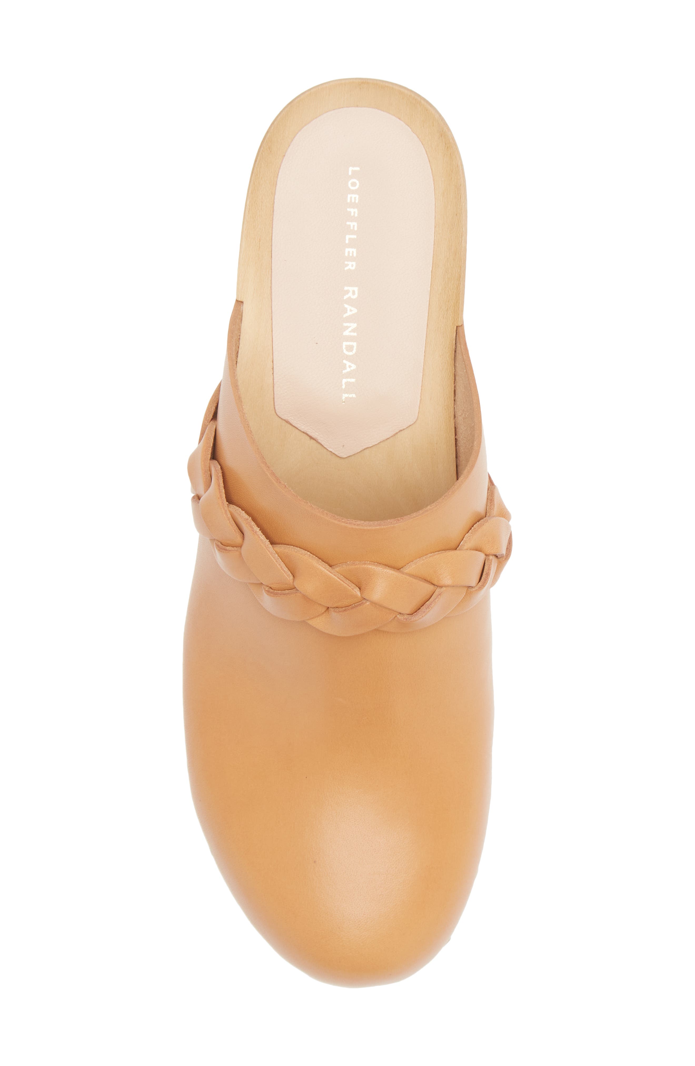 Loeffler Randall Lupa Mid Heel Clog, Alternate, color, Honey