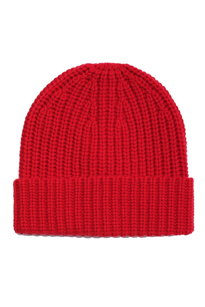 Cashmere Beanie, Main, color, Black