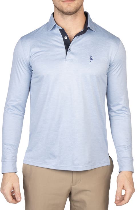 Long Sleeve Performance Knit Polo