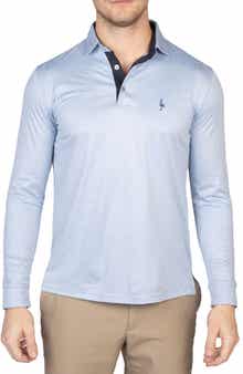 TailorByrd Long Sleeve Performance Knit Polo