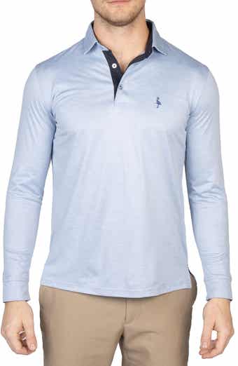 TailorByrd Long Sleeve Performance Knit Polo