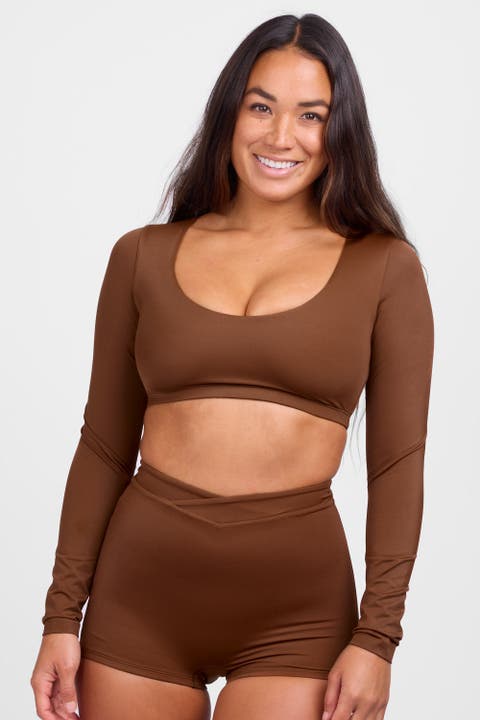 Avalon Long Sleeve Crop Rashie