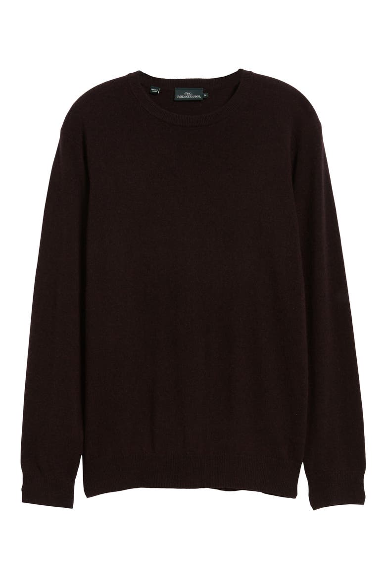 Queenstown Wool & Cashmere Sweater, Alternate, color, BLACK FIG