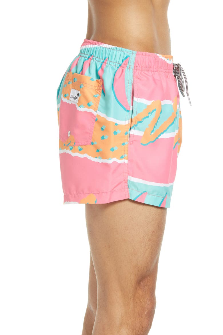 Print Swim Trunks, Alternate, color, MULTI