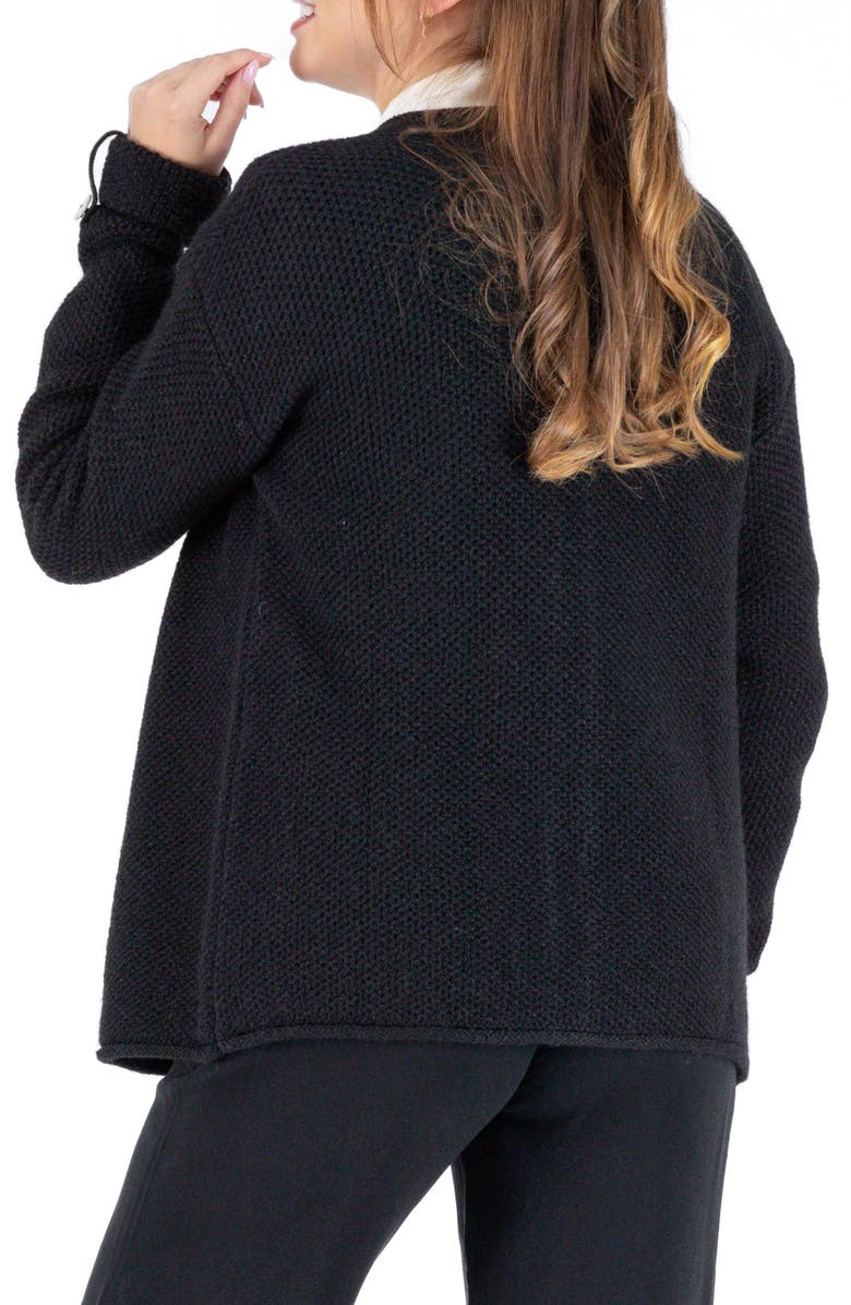 Cache Coeur Abelha Maternity Cardigan, Alternate, color, 