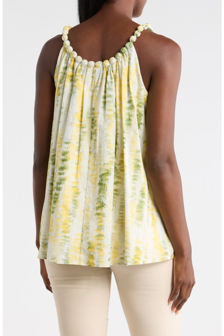 Beaded Neckline Cotton Tank, Alternate, color, YELLOW