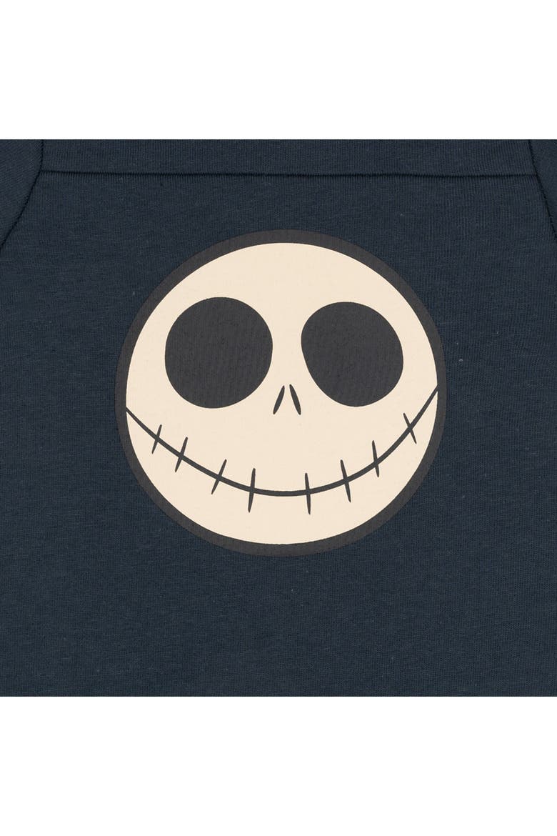 Nightmare Before Christmas Athletic One Piece Romper, Alternate, color, Grey Jack Skellington