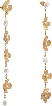 Cult Gaia Lucky Imitation Pearl Drop Earrings