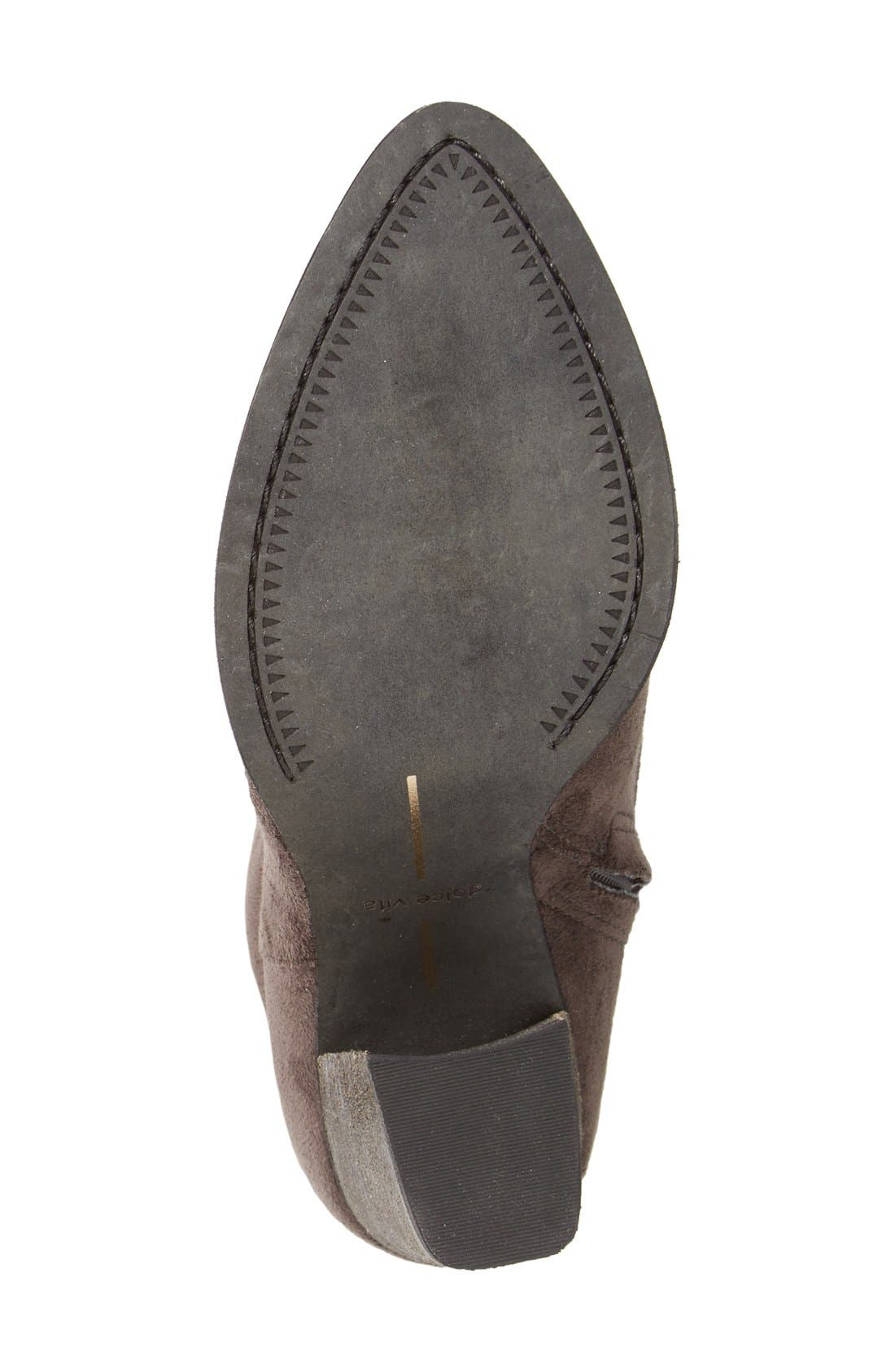 'Chance' Over the Knee Stretch Boot, Alternate, color, ANTHRACITE SUEDE