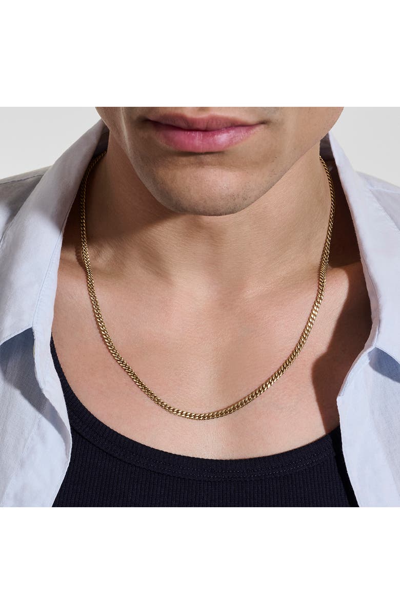 John Hardy Curb Chain Necklace, 3.9mm, Alternate, color, Gold