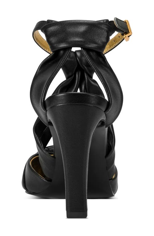 Donna Karan New York Phia Ankle Strap Pointed Toe Pump In Black