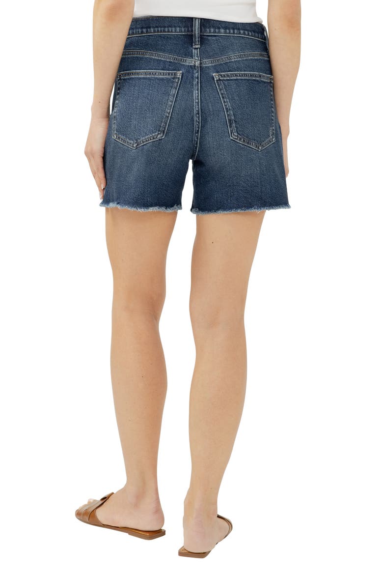 Highly Desirable Studded Ultra High Waist Denim Shorts, Alternate, color, PIMLICO