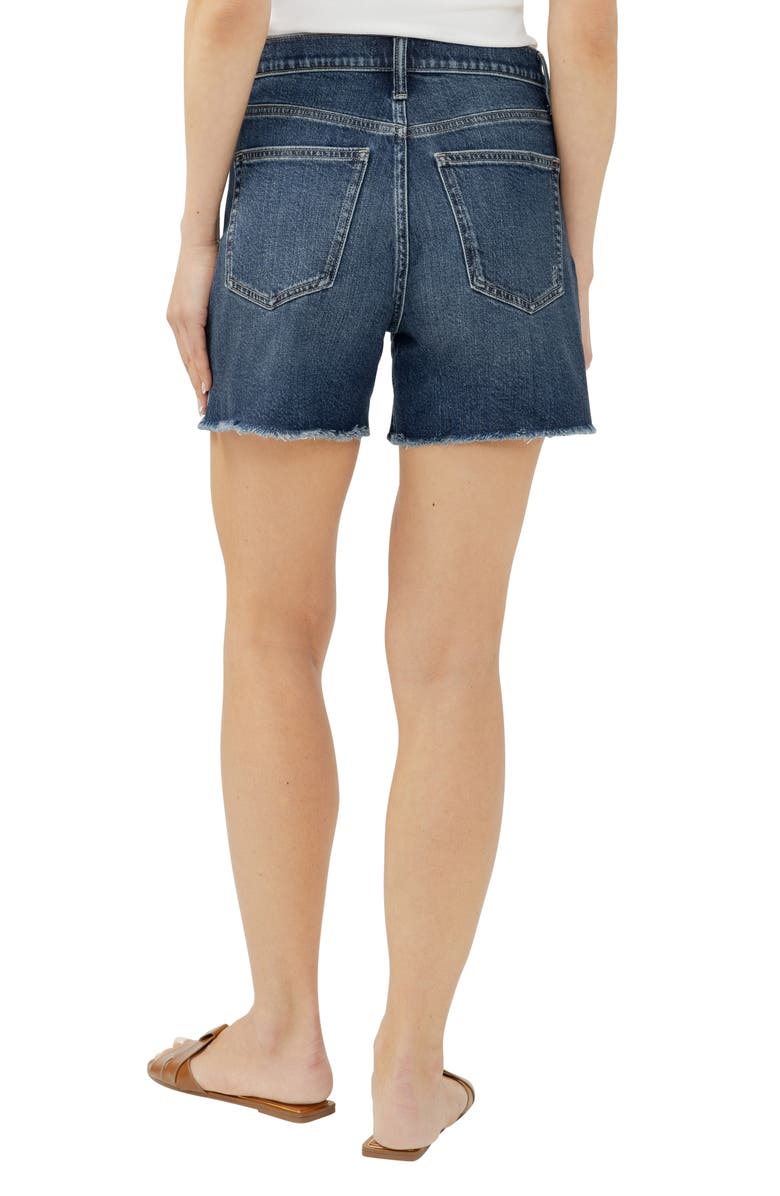 Silver Jeans Co. Highly Desirable Studded Ultra High Waist Denim Shorts, Alternate, color, Pimlico