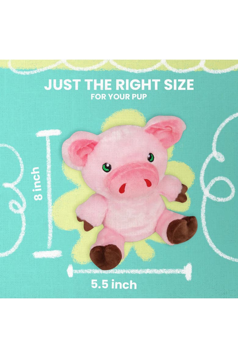 Plush Dog Toy, Alternate, color, Multicolored