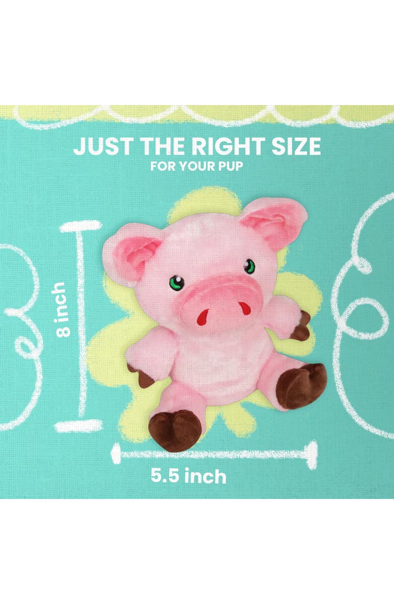 SnugArooz Plush Dog Toy, Alternate, color, Multicolored