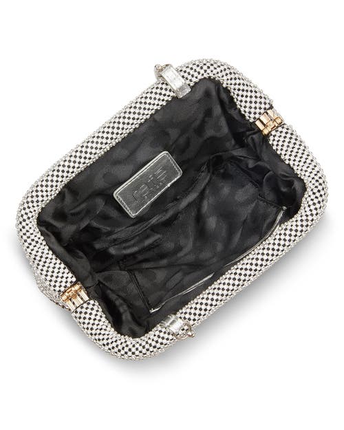 Rafé New York Rafe New York Small Brooke Frame Clutch In Silver