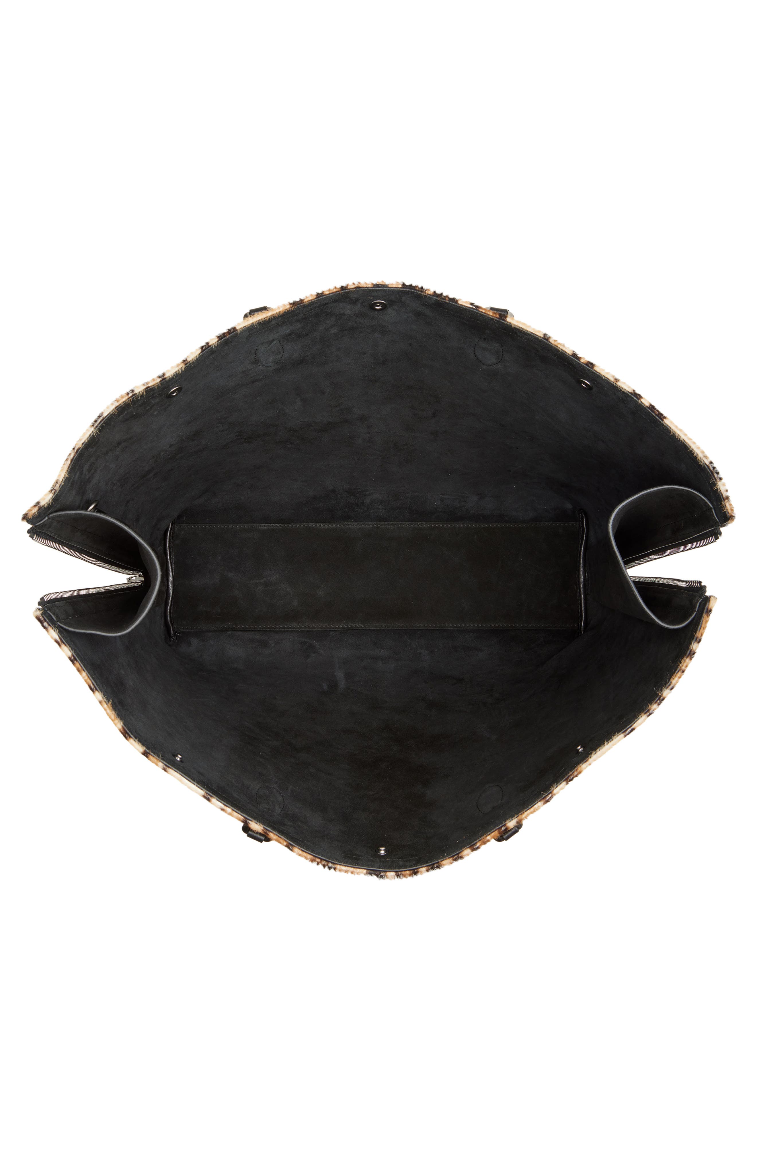 Dolce&Gabbana Shopping Leopard Print Genuine Calf Hair Tote, Alternate, color, Leopard