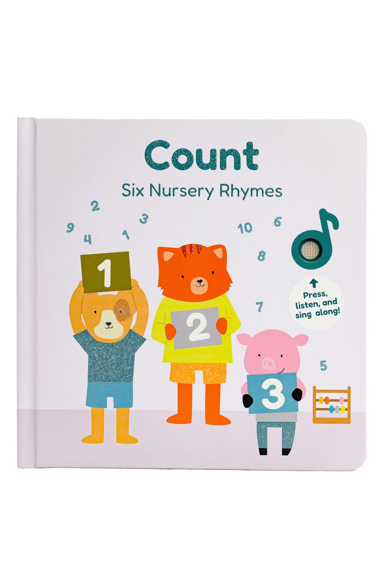 CALIS BOOKS 'Count Six Nursery Rhymes' Sing-Along Board Book, Main, color, Gey
