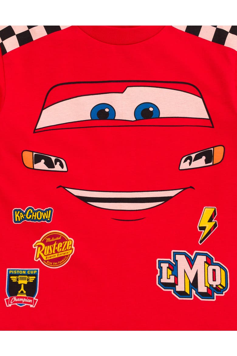 Cars Cosplay Short Sleeve T-Shirt, Alternate, color, McQueen Racing Red