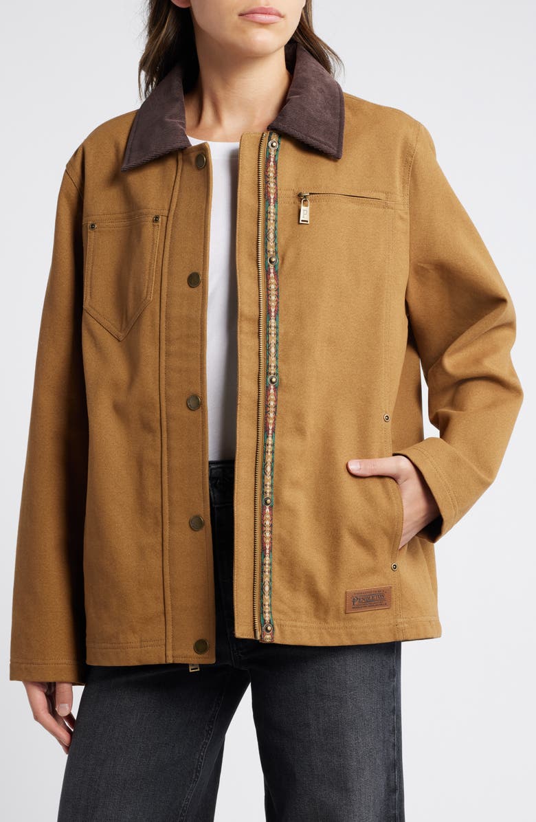 Pendleton Hazel Canvas Jacket, Main, color,
