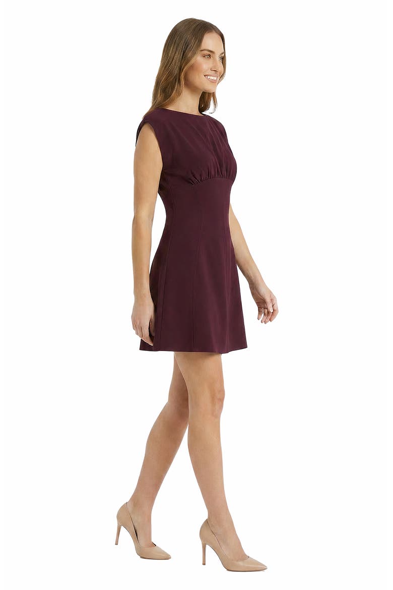 Extended Shoulder Minidress, Alternate, color, TAWNY PORT