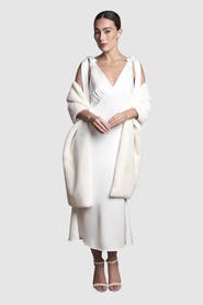 Coast Faux Fur Shawl