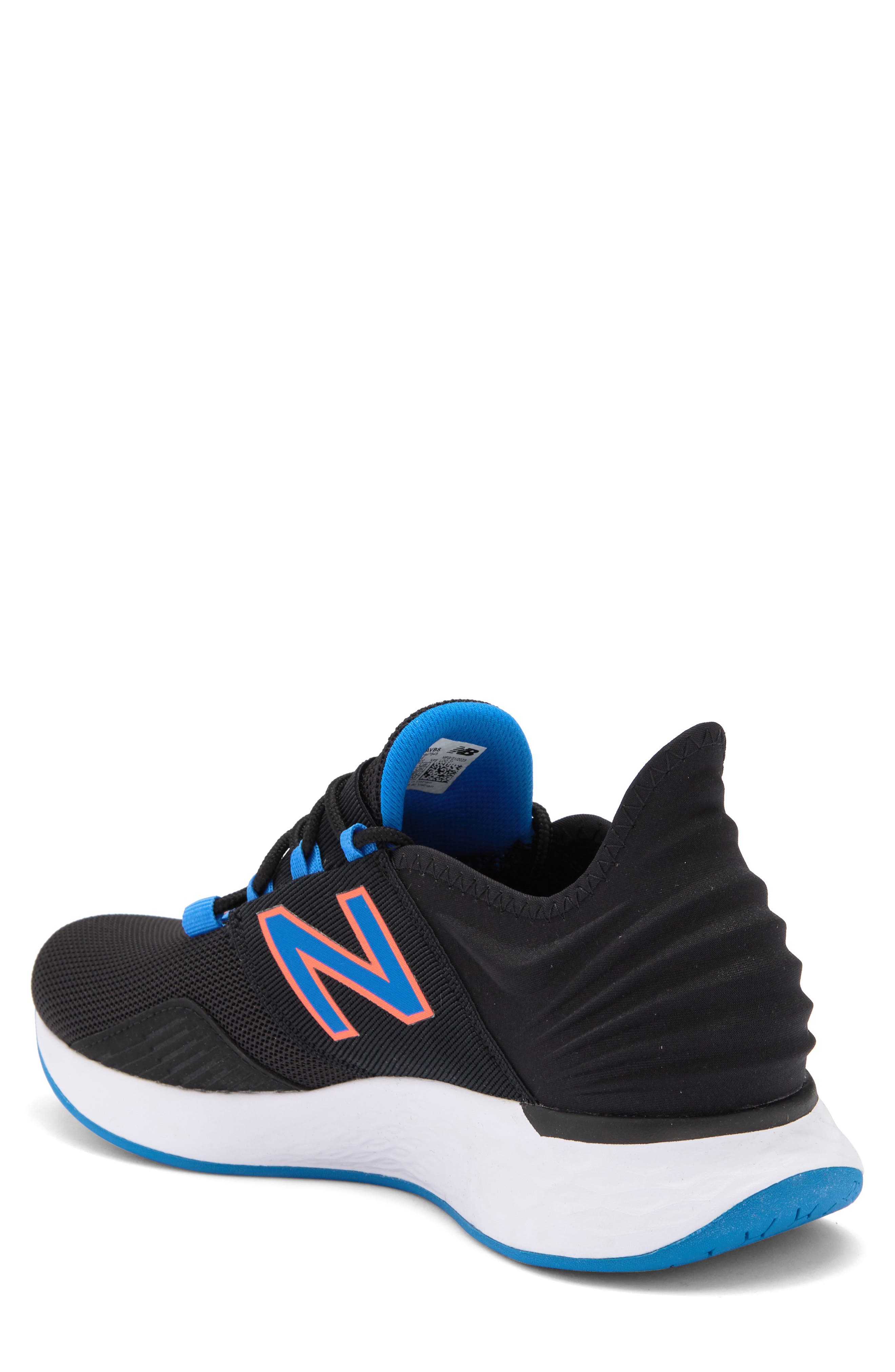 New Balance Fresh Foam Roav Knit Sneaker, Alternate, color, Black/ Serene Blue