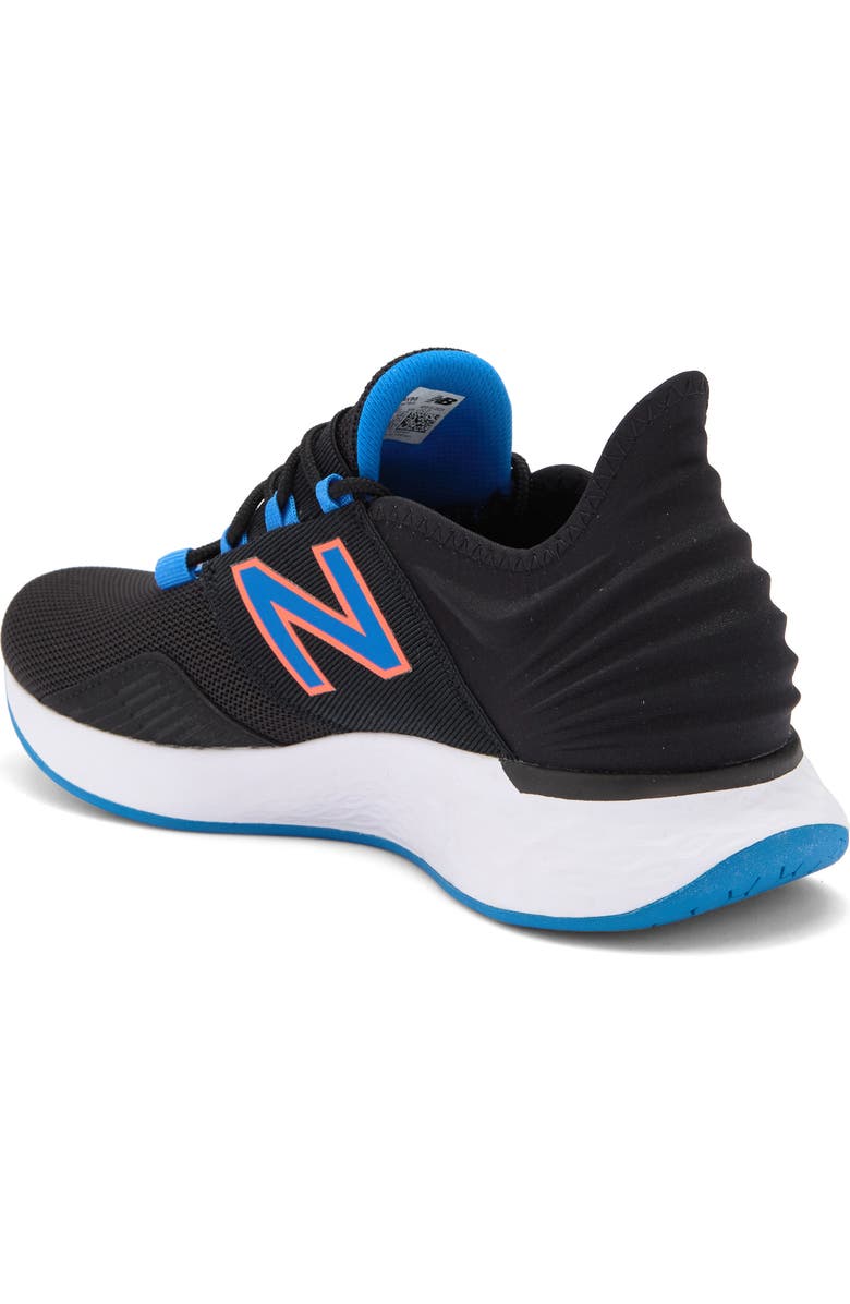 New Balance Fresh Foam Roav Knit Sneaker, Alternate, color, Black/ Serene Blue