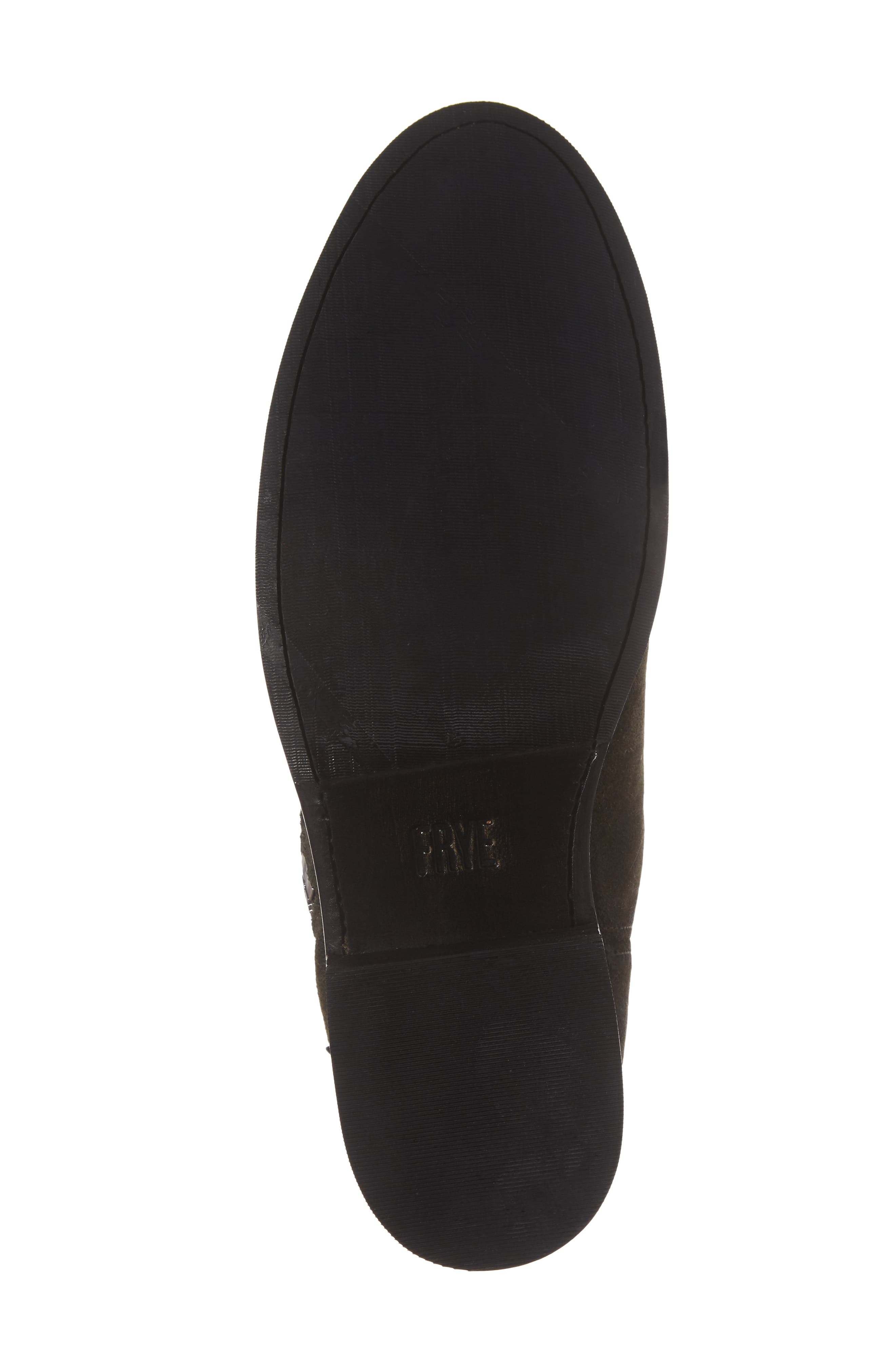 Demi Zip Bootie, Alternate, color, FOREST SUEDE