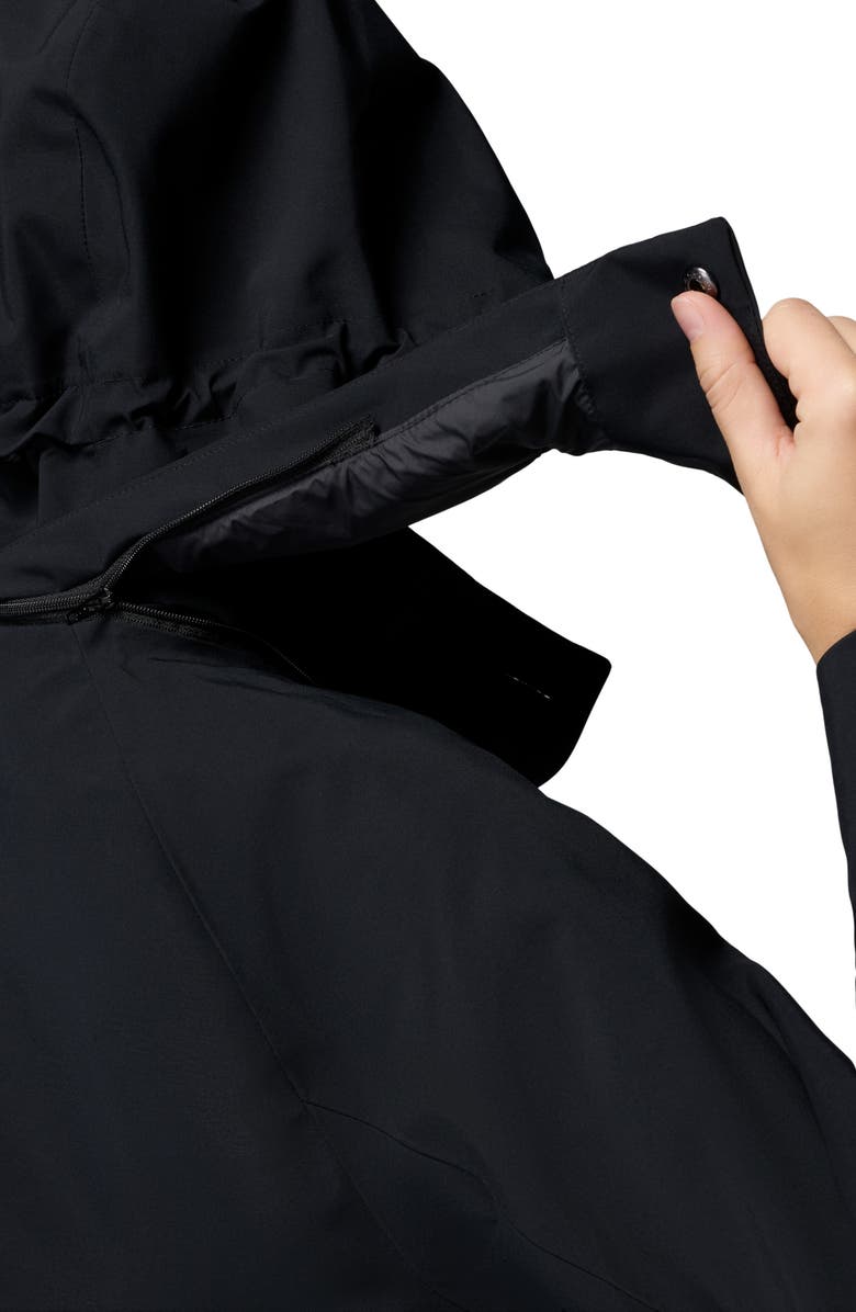 Columbia AmazeTrench<sup>™</sup> Rain Jacket, Alternate, color, Black