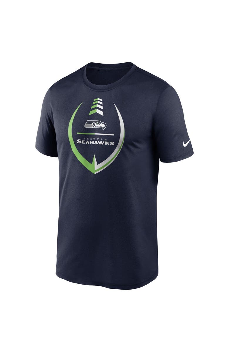 Nike Men's Nike College Navy Seattle Seahawks Icon Legend Performance T-Shirt, Alternate, color, Navy