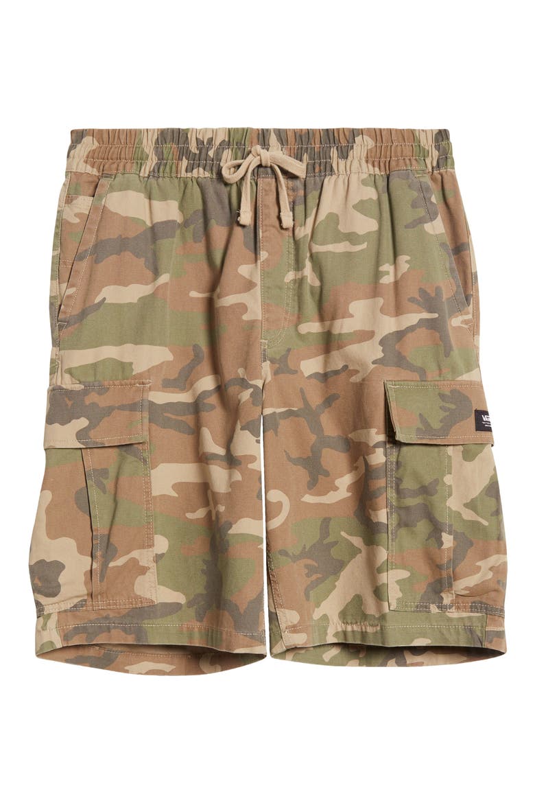 Range Loose Camouflage Cargo Shorts, Alternate, color, VINTAGE CAMO