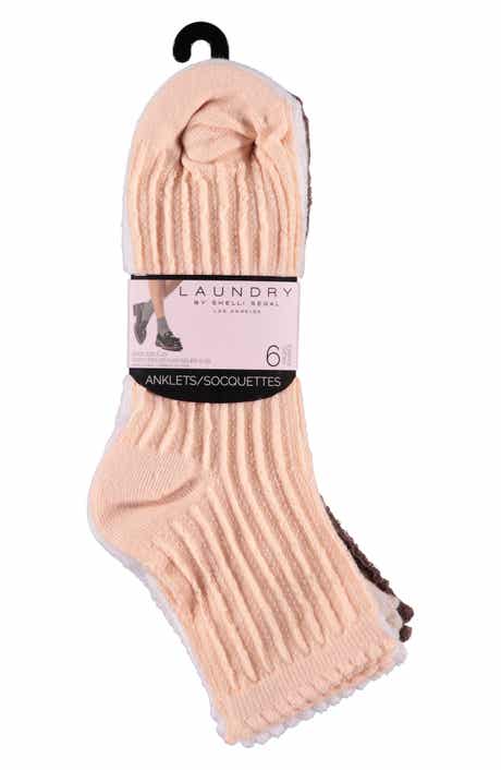 Laundry by Shelli Segal 6-Pack Ruffle Scallop Anklet Socks