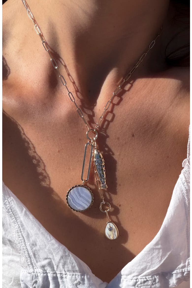 Cowrie Mother of Pearl Charm, Alternate, color, MOTHER OF PEARL