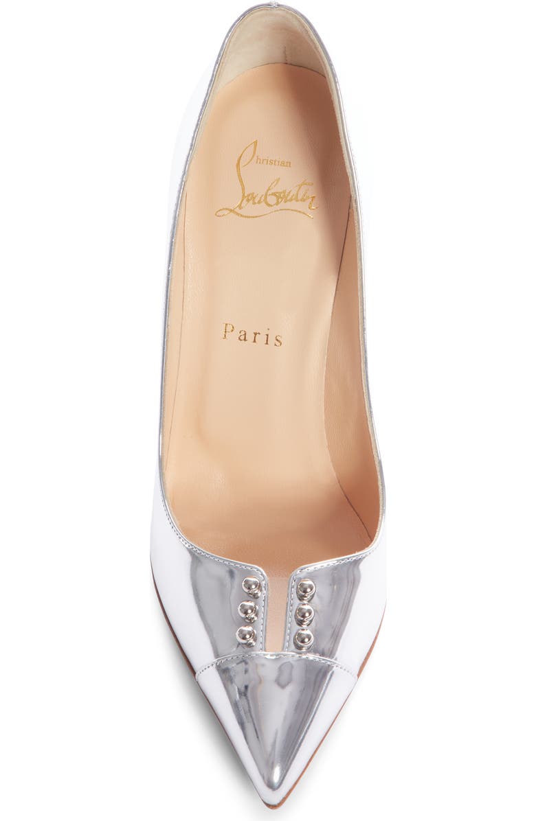 Christian Louboutin Predu Studded Cap Toe Pump, Alternate, color,