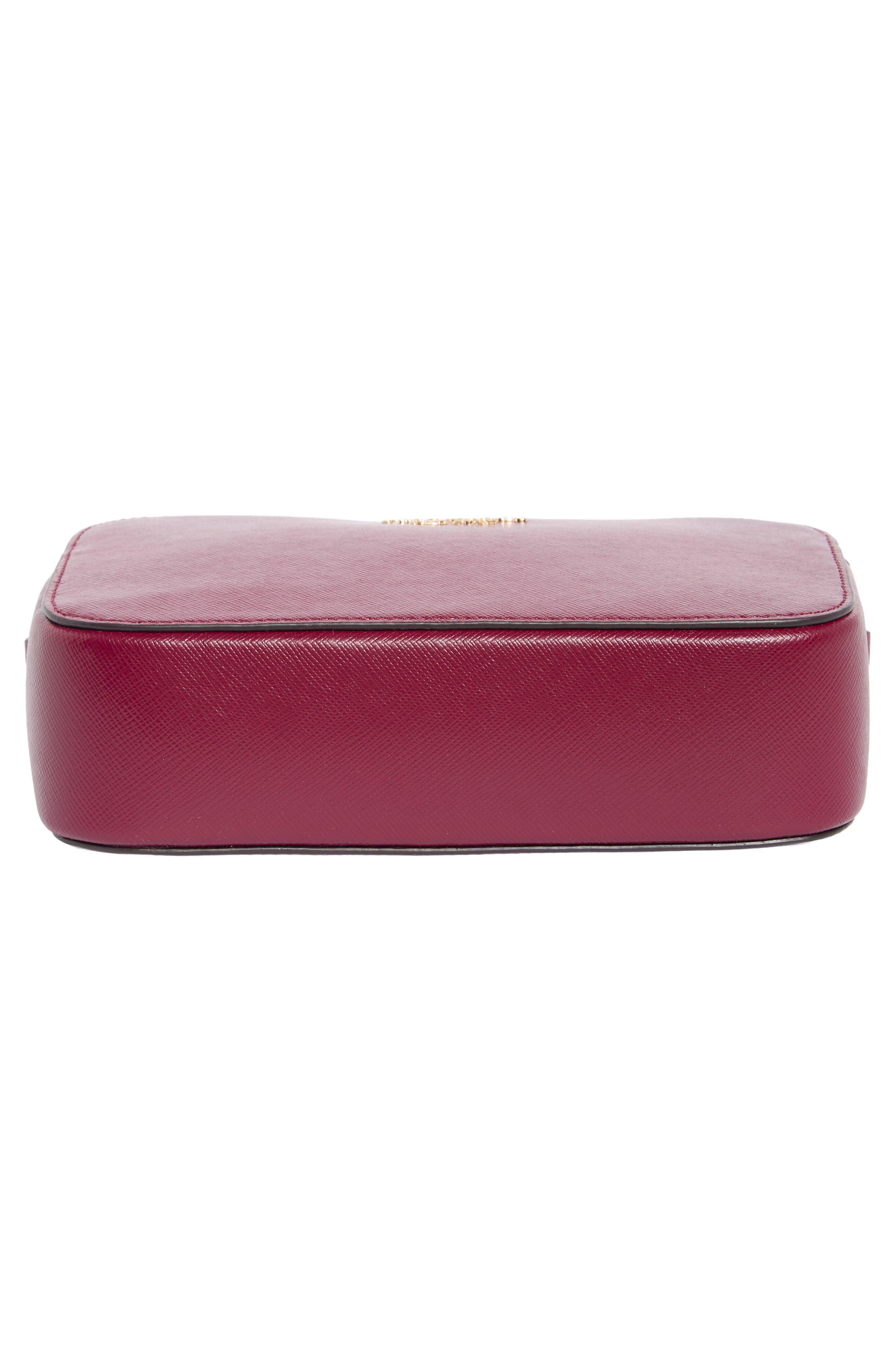 Mini Leather Camera Bag, Alternate, color, BLACKBERRY PRESERVES