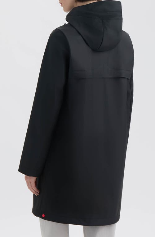 Hunter Spring Waterproof Rain Jacket In Black