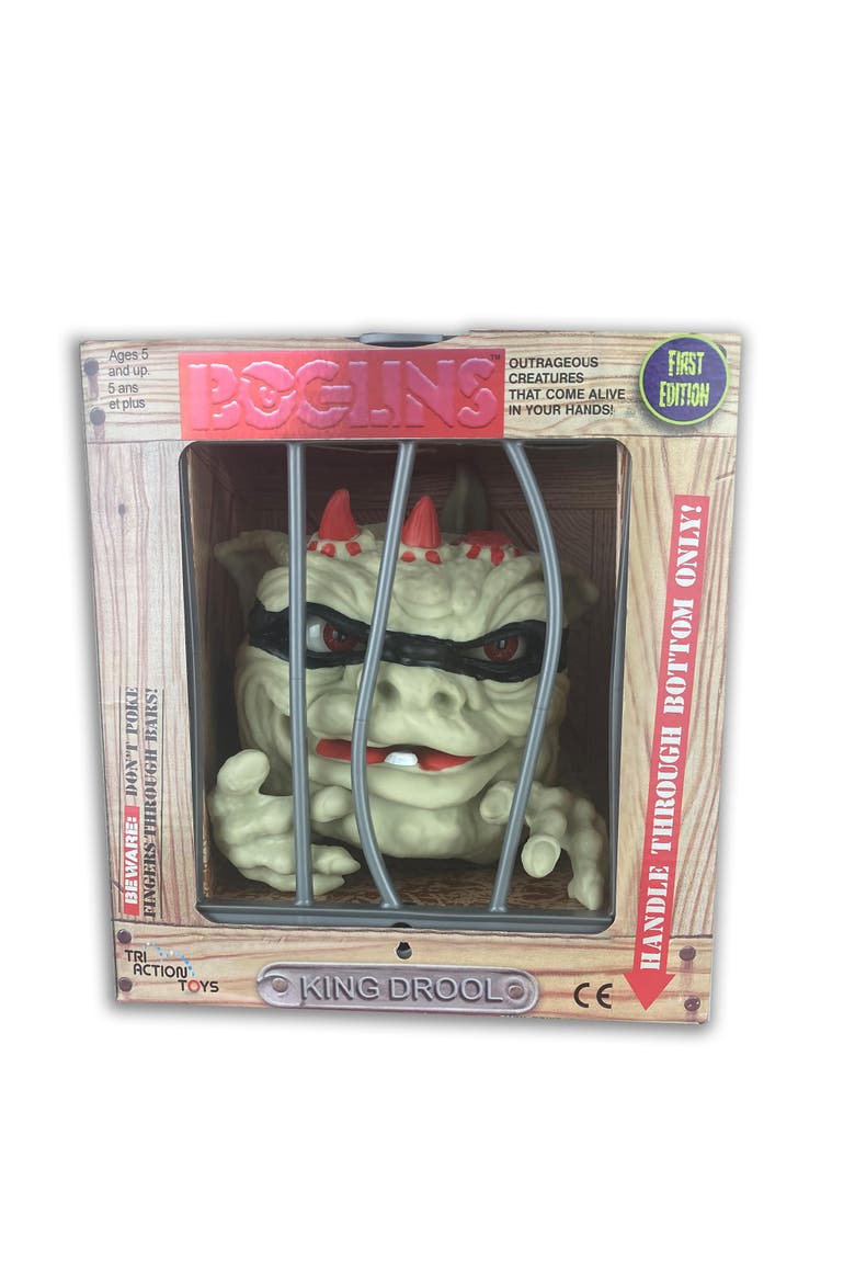 Boglins 8-Inch Foam Monster Puppet Exclusive | Red Eyed King Drool, Main, color, Yellow