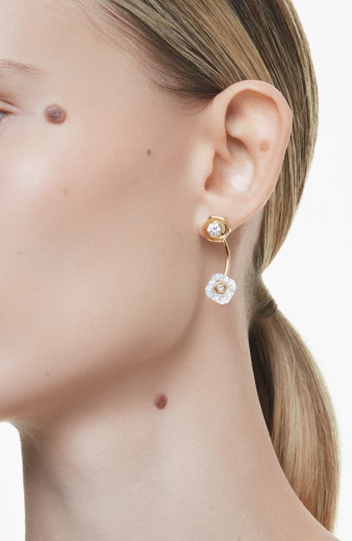 Swarovski Numina Single Drop Earring In Gold